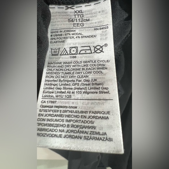 Banana Republic Threadsoft Black Long Sleeve Wrap Top Womens XXL New With Tags - Picture 6 of 8